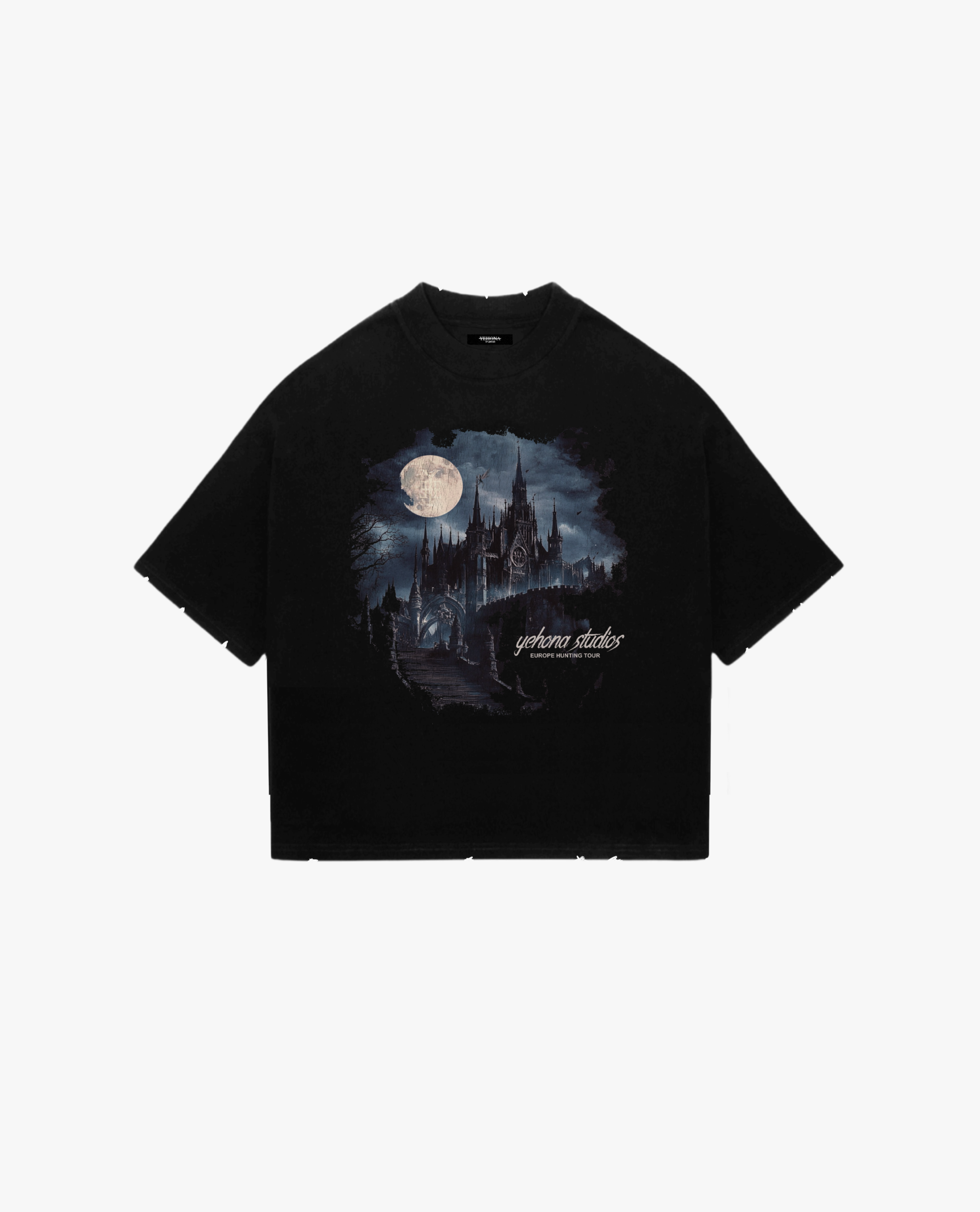 Europe Hunting Tour crop T-shirt